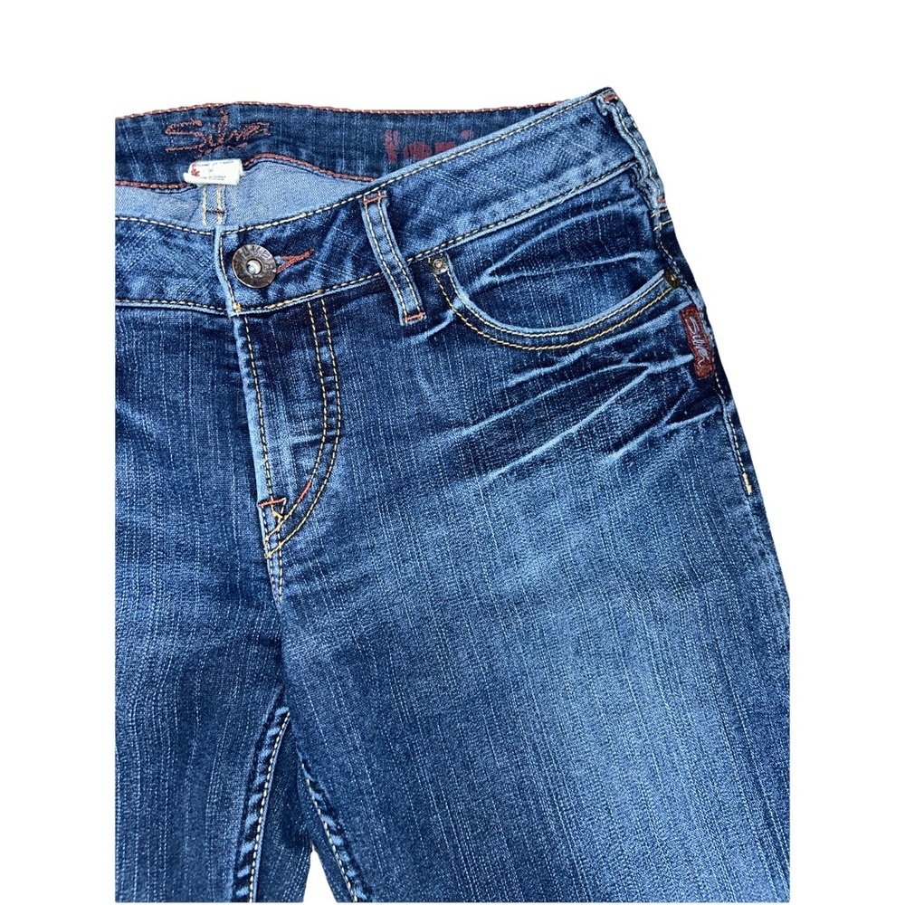 Silver Western Glove Works Toni Women's 30x31 Stretch Jeans Flare View 3